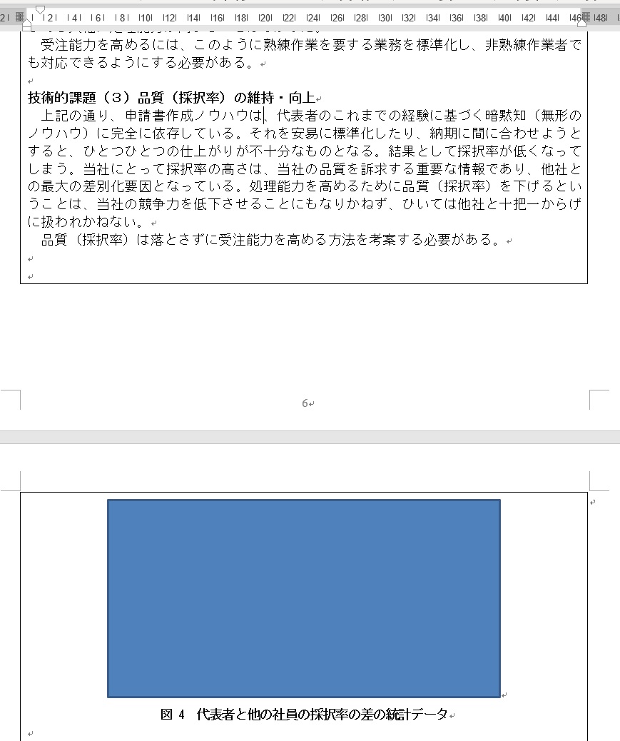 ものづくり補助金申請書を読みやすくするためのwordテクニック その３ 株式会社マネジメントオフィスいまむら 東京 神戸